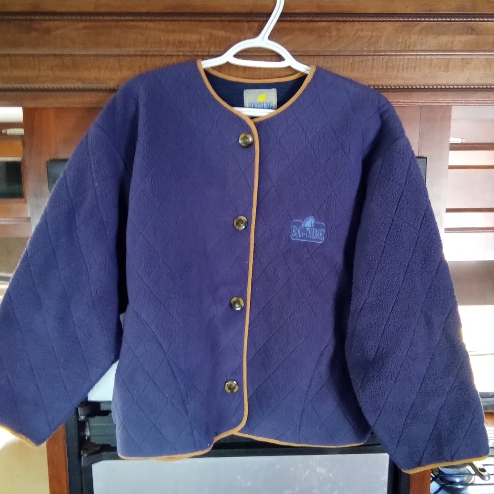Equitheme cover up quilted jacket